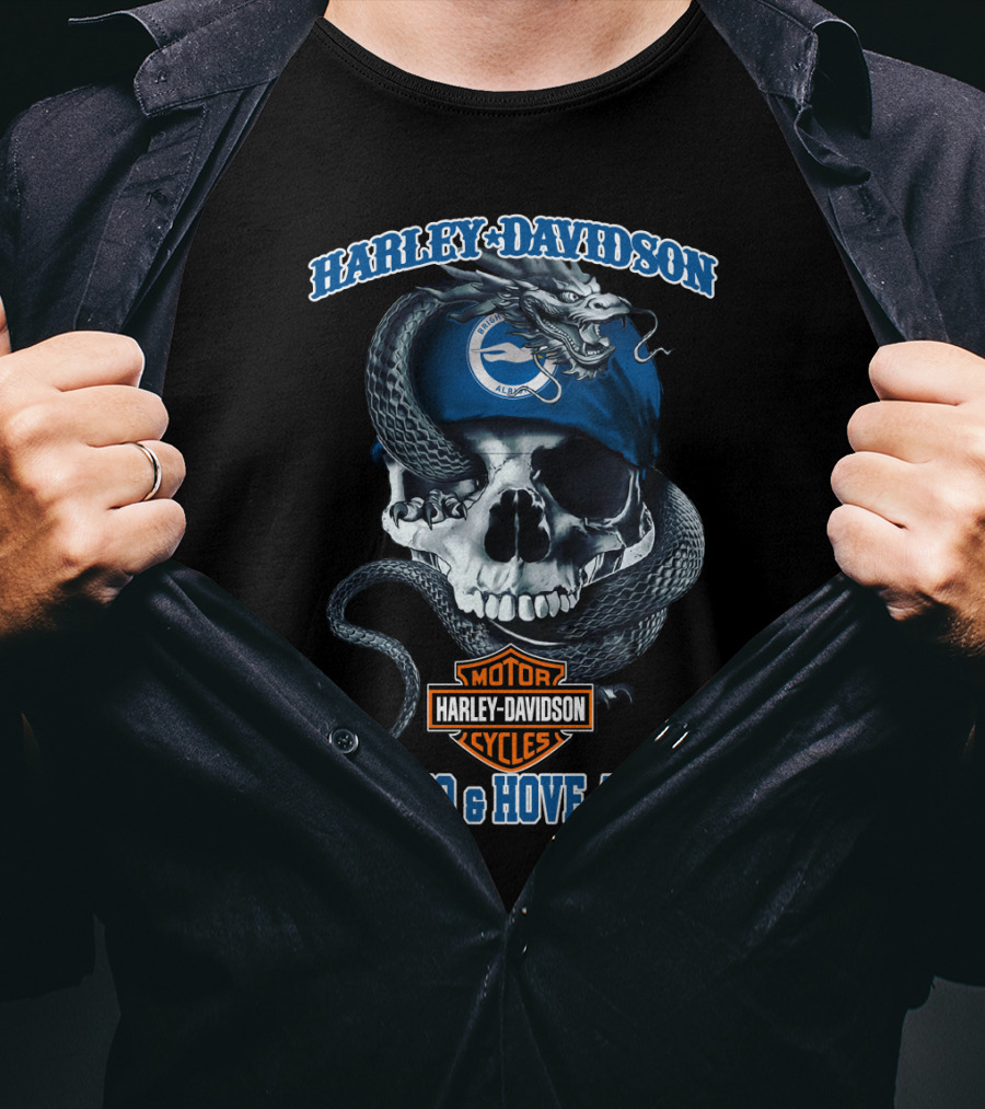 Harley Davidson Motor Cycles Brighton & Hove Albion T-Shirt