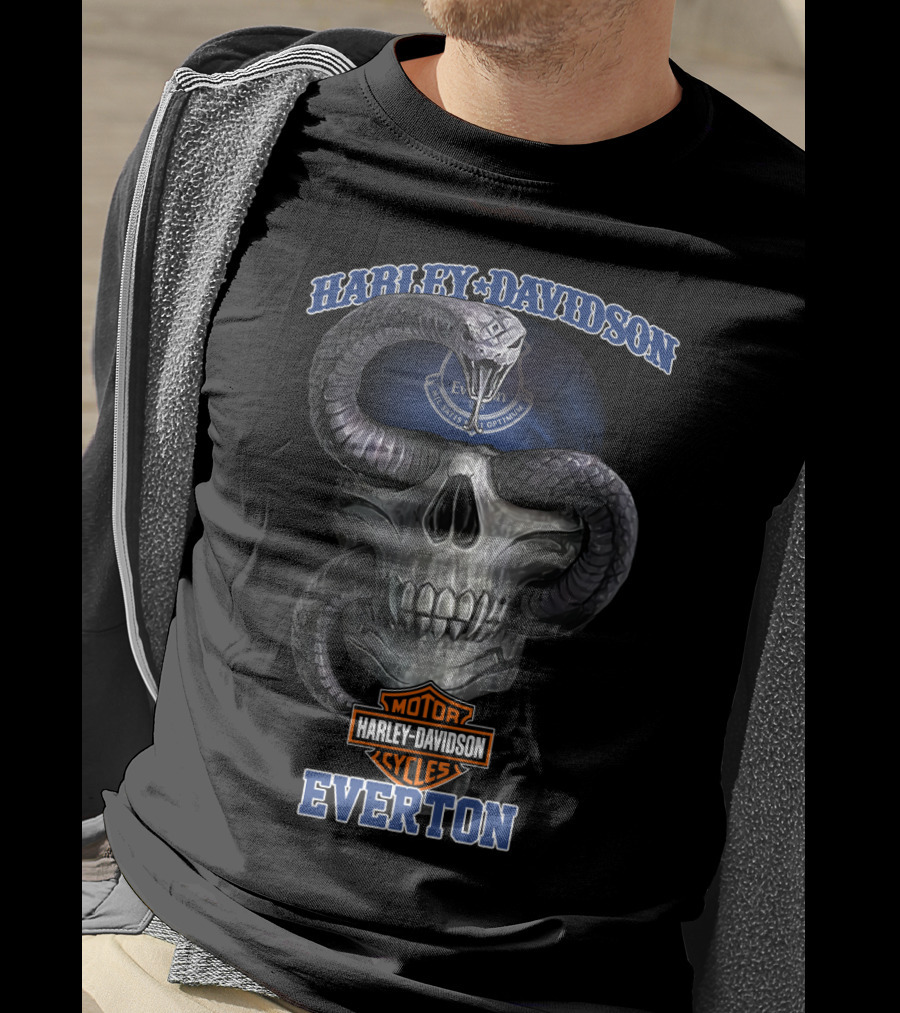 Harley Davidson Motor Cycles Everton T-Shirt