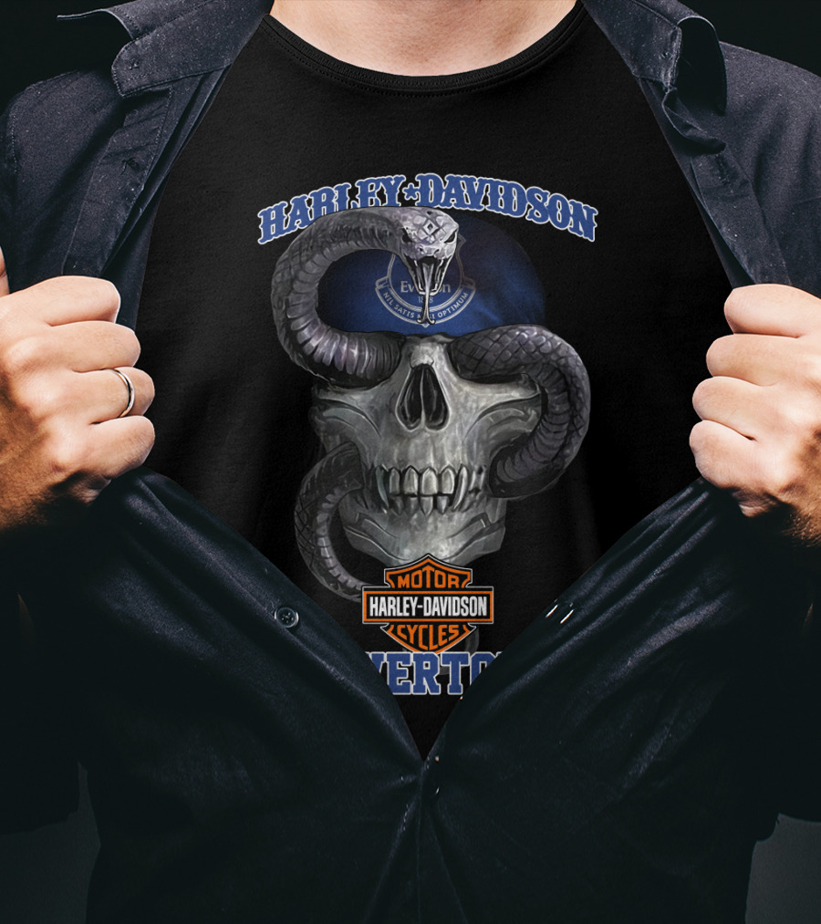 Harley Davidson Motor Cycles Everton T-Shirt