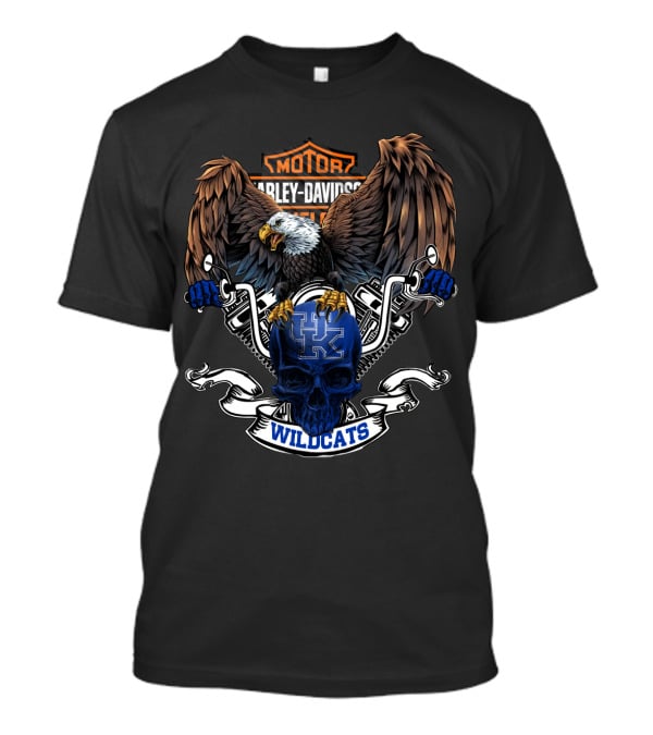 Motor Harley Davidson Wildcats Kentucky Ncaa T-Shirt
