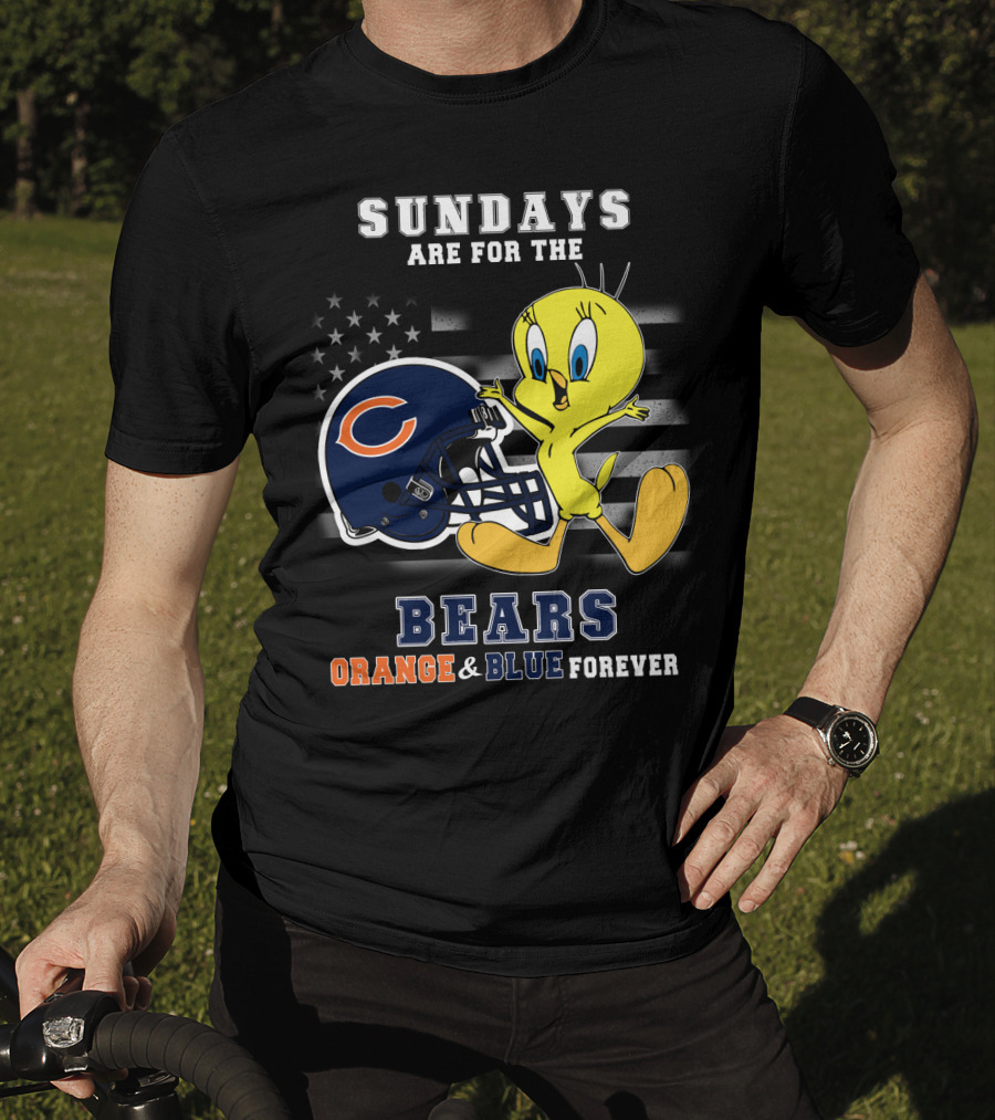 Sundays Are For The Bears Orange & Blue Forever T-Shirt