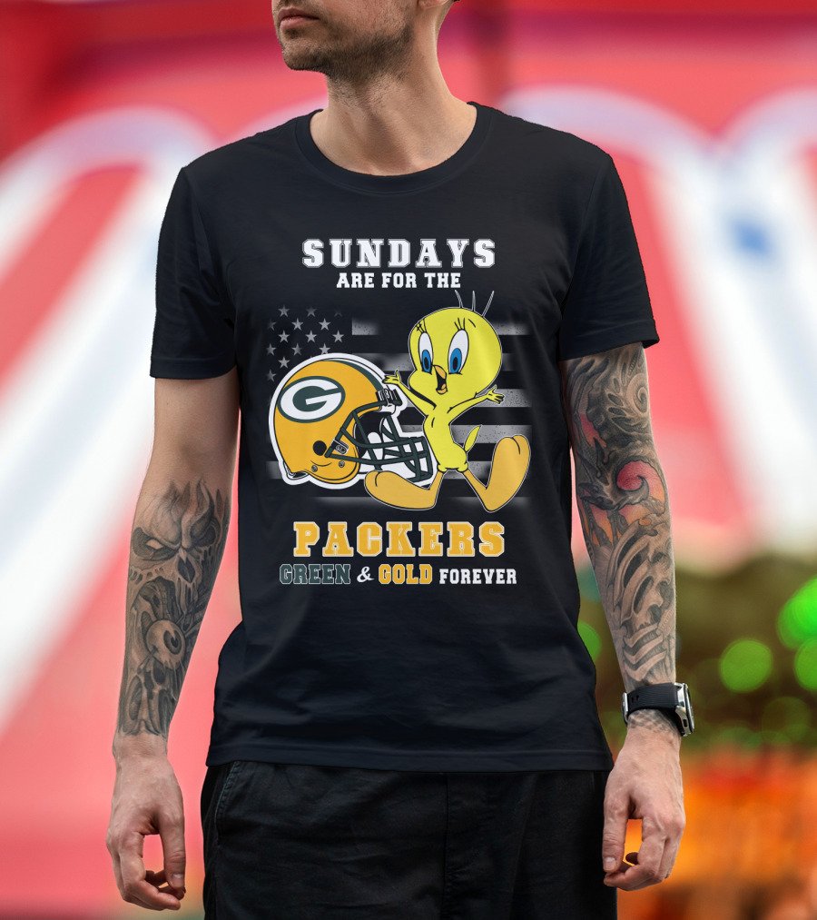 Sundays Are For The Packers Green & Gold Forever T-Shirt