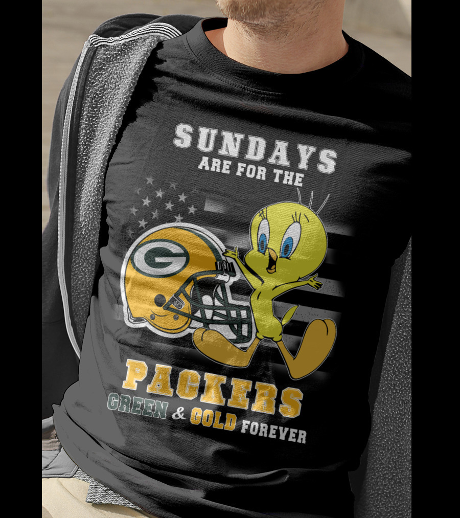 Sundays Are For The Packers Green & Gold Forever T-Shirt
