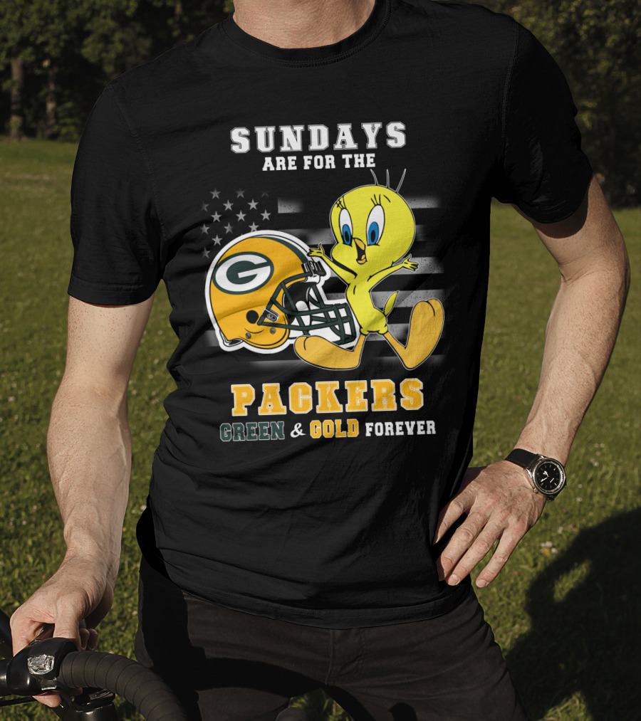 Sundays Are For The Packers Green & Gold Forever T-Shirt