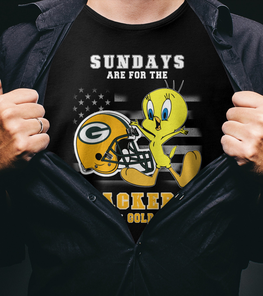 Sundays Are For The Packers Green & Gold Forever T-Shirt