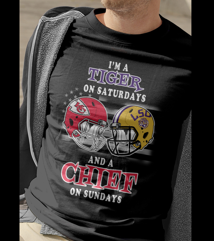 I'm A Tiger On Saturdays And A Chief On Sundays T-Shirt