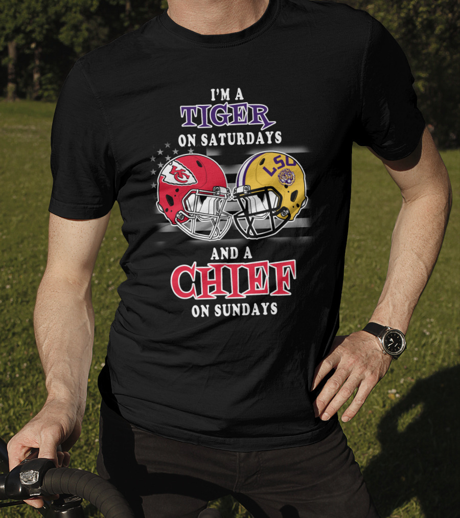 I'm A Tiger On Saturdays And A Chief On Sundays T-Shirt