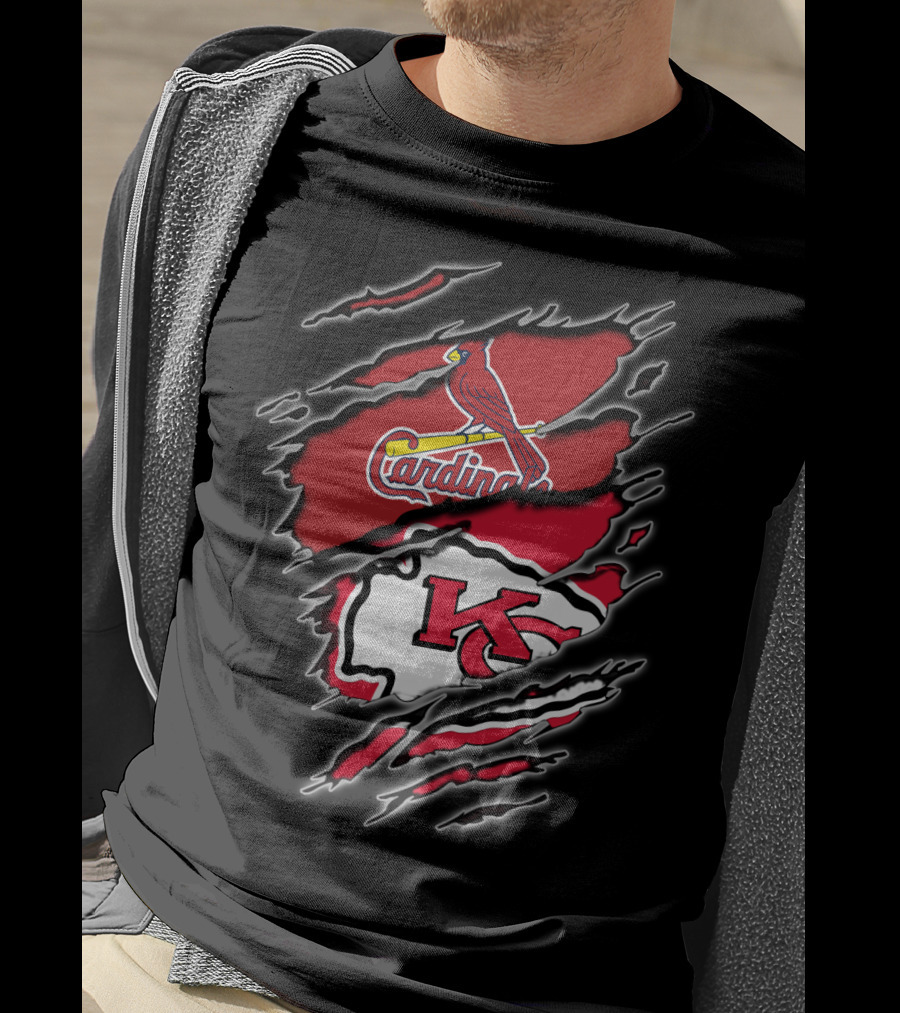 Cardinals Chiefs Fan Gear T-Shirt