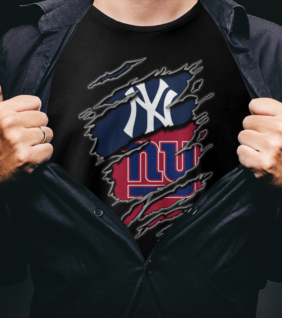 Yankees Giants Fan Crossover T-Shirt