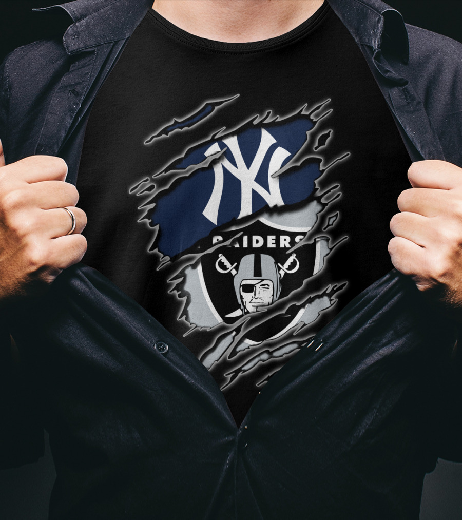 Yankees Raiders Fan Combo T-Shirt