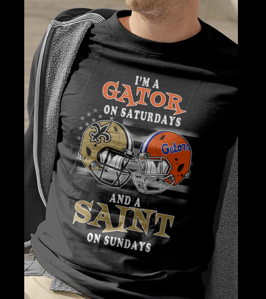 I'm A Gator On Saturdays And A Saint On Sundays T-Shirt