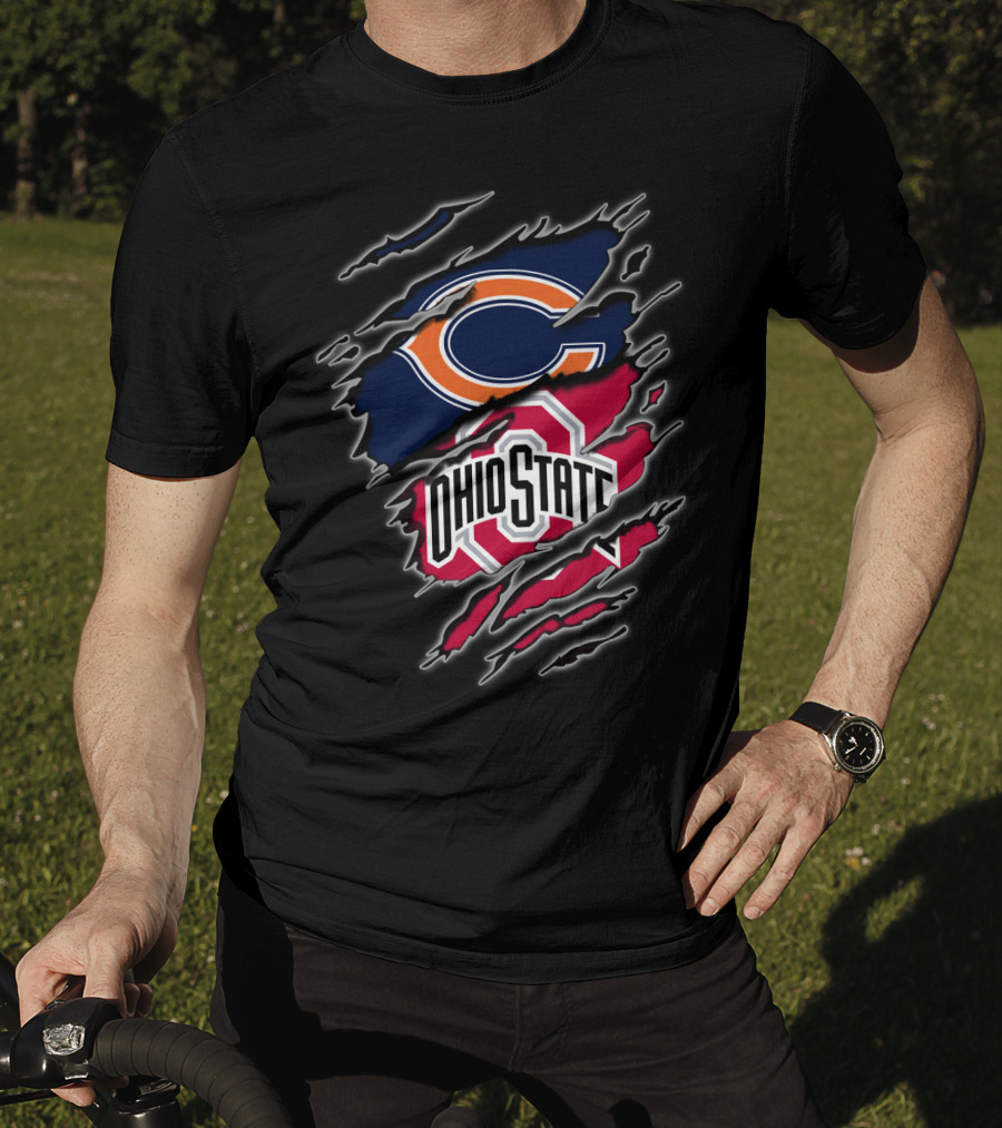 Chicago Bears Ohio State Fans Combination T-Shirt