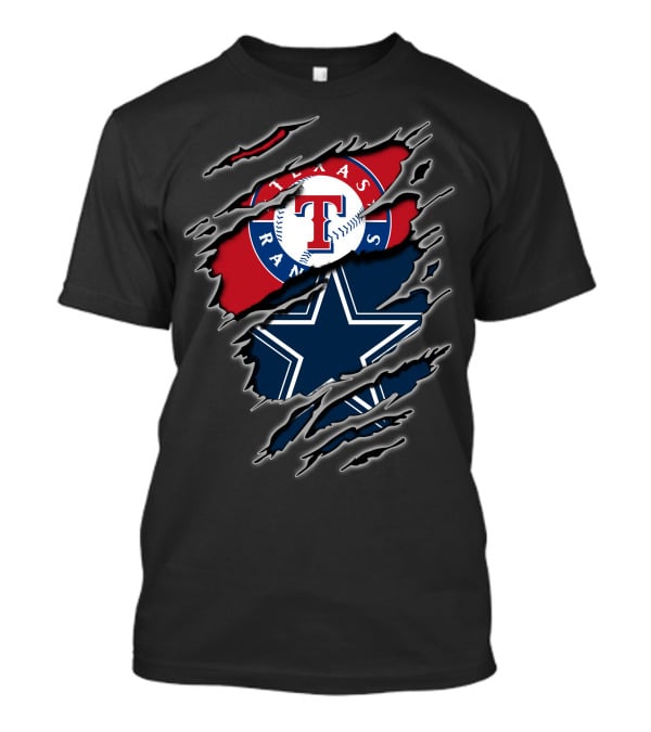 Texas Rangers Cowboys Fan Combo For Enthusiasts T-Shirt