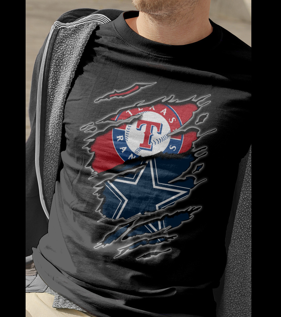 Texas Rangers Cowboys Fan Combo For Enthusiasts T-Shirt