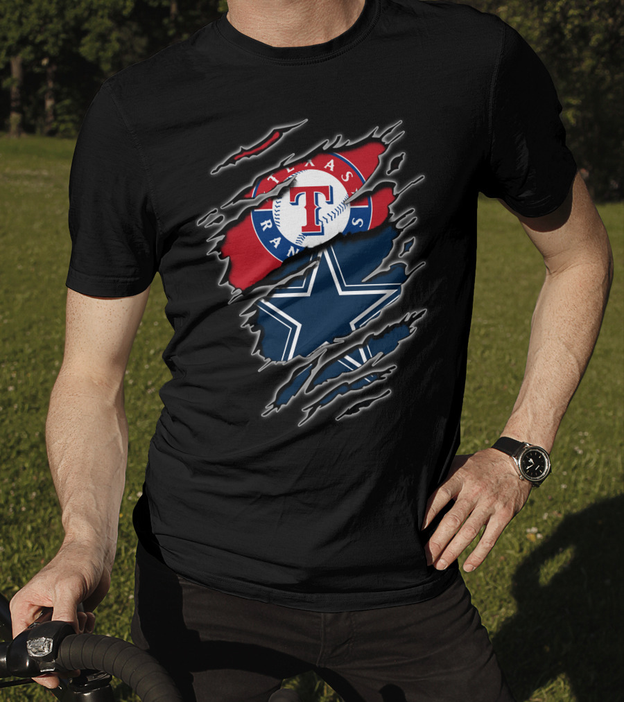 Texas Rangers Cowboys Fan Combo For Enthusiasts T-Shirt