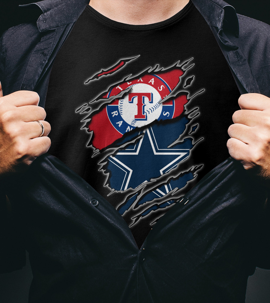 Texas Rangers Cowboys Fan Combo For Enthusiasts T-Shirt