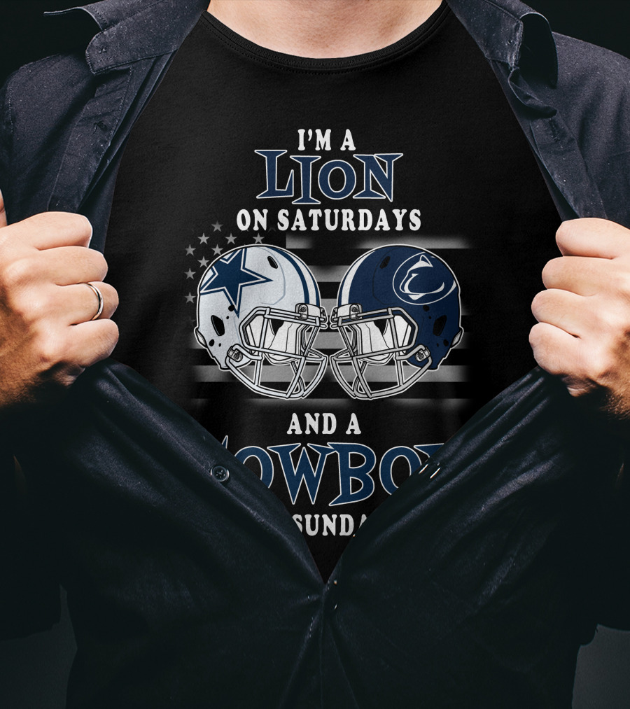 I'm A Lion On Saturdays And A Cowboy On Sundays T-Shirt