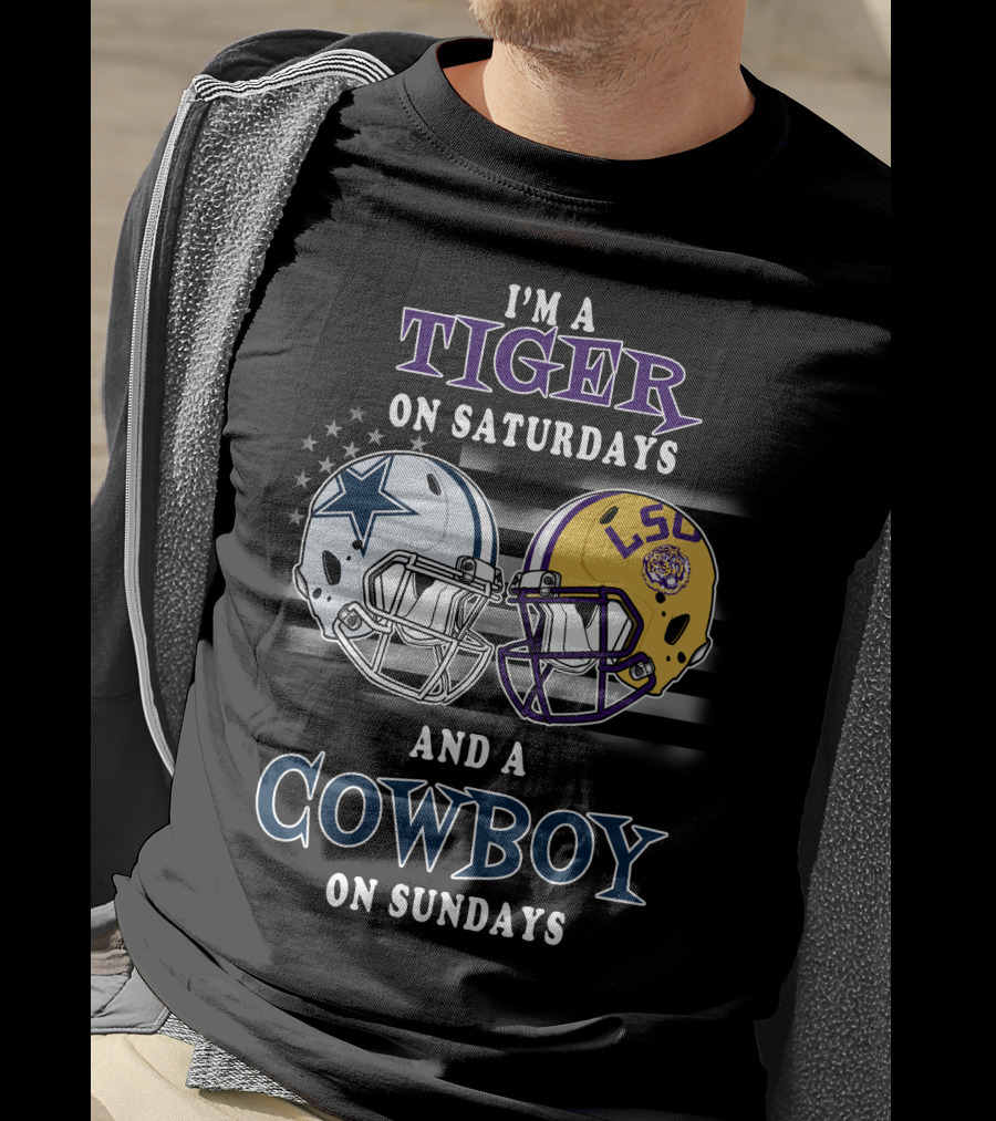 I'm A Tiger On Saturdays And A Cowboy On Sundays T-Shirt