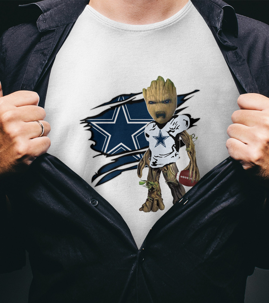 I AM Cowboys Fan's Football Character Star Team T-Shirt