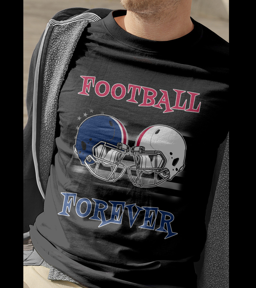 Football Forever Helmets Faceoff T-Shirt