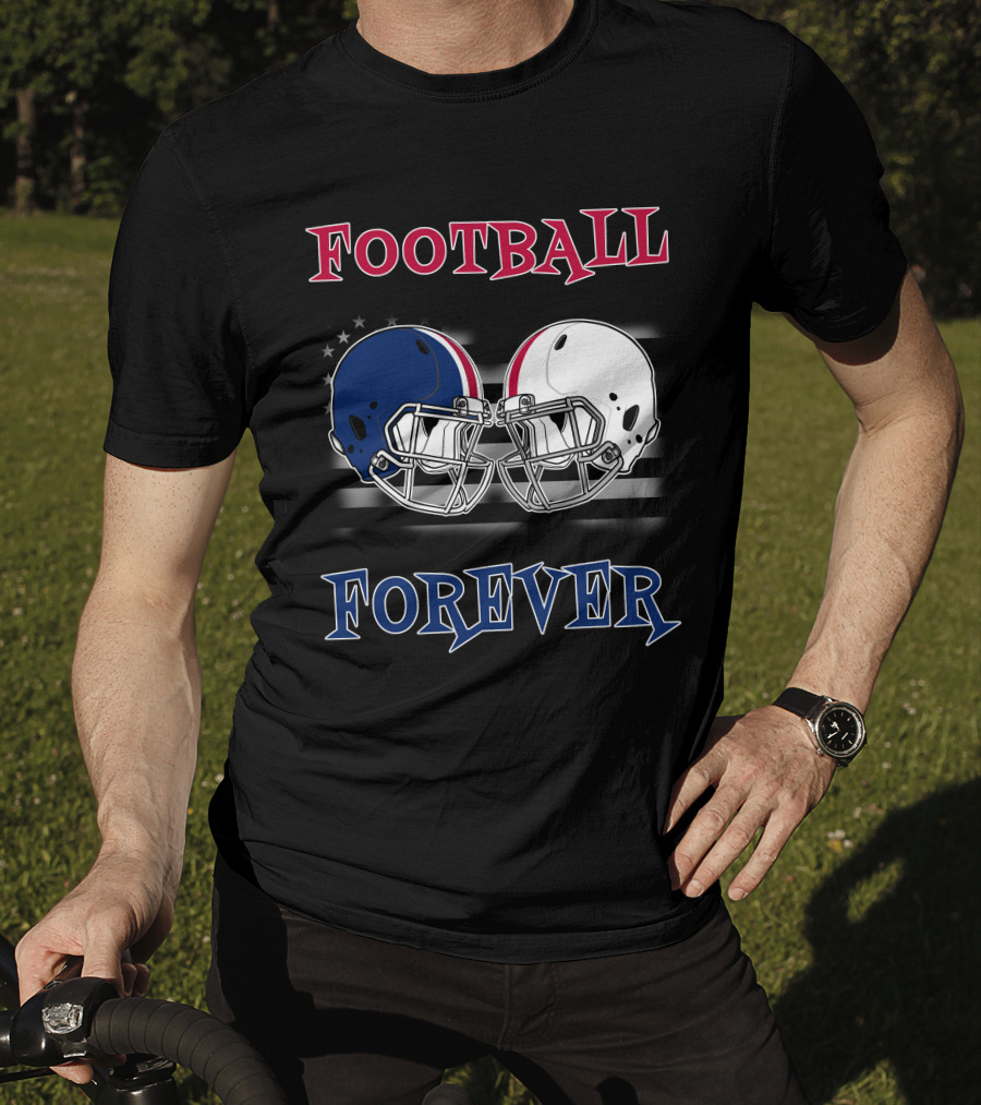 Football Forever Helmets Faceoff T-Shirt