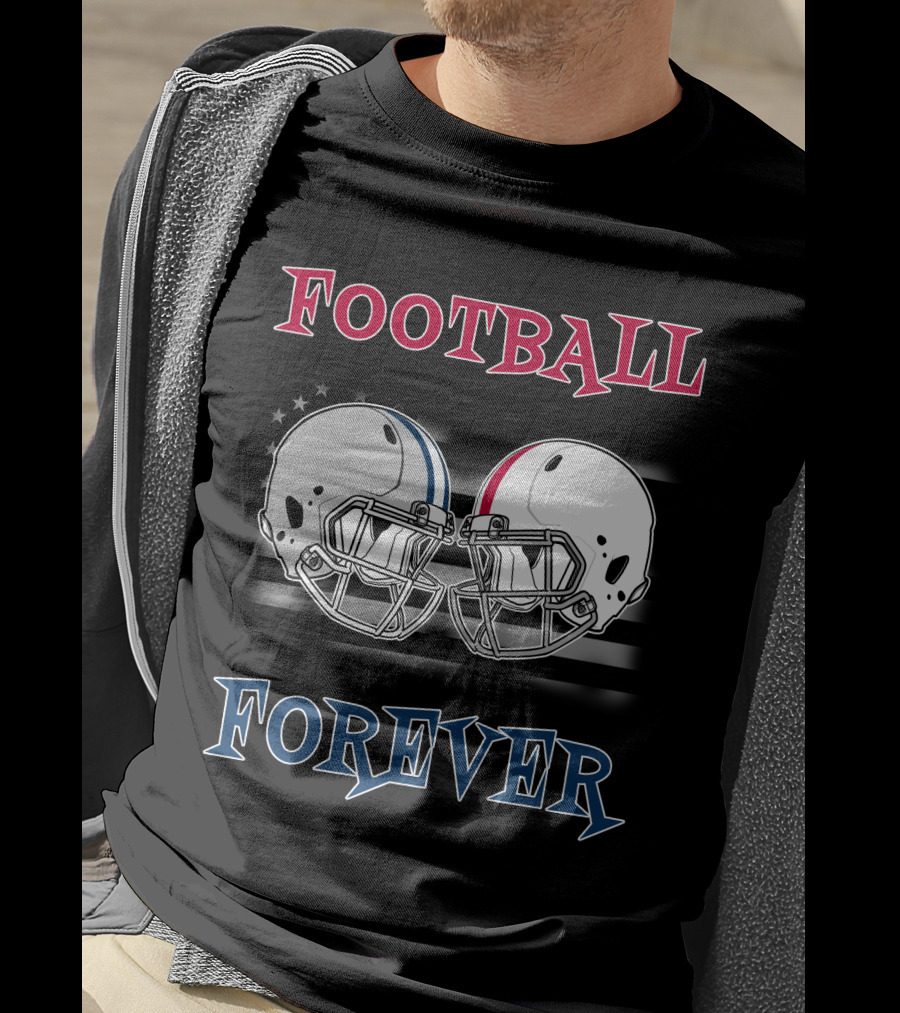 Football Forever Cow-Buck Helmets T-Shirt