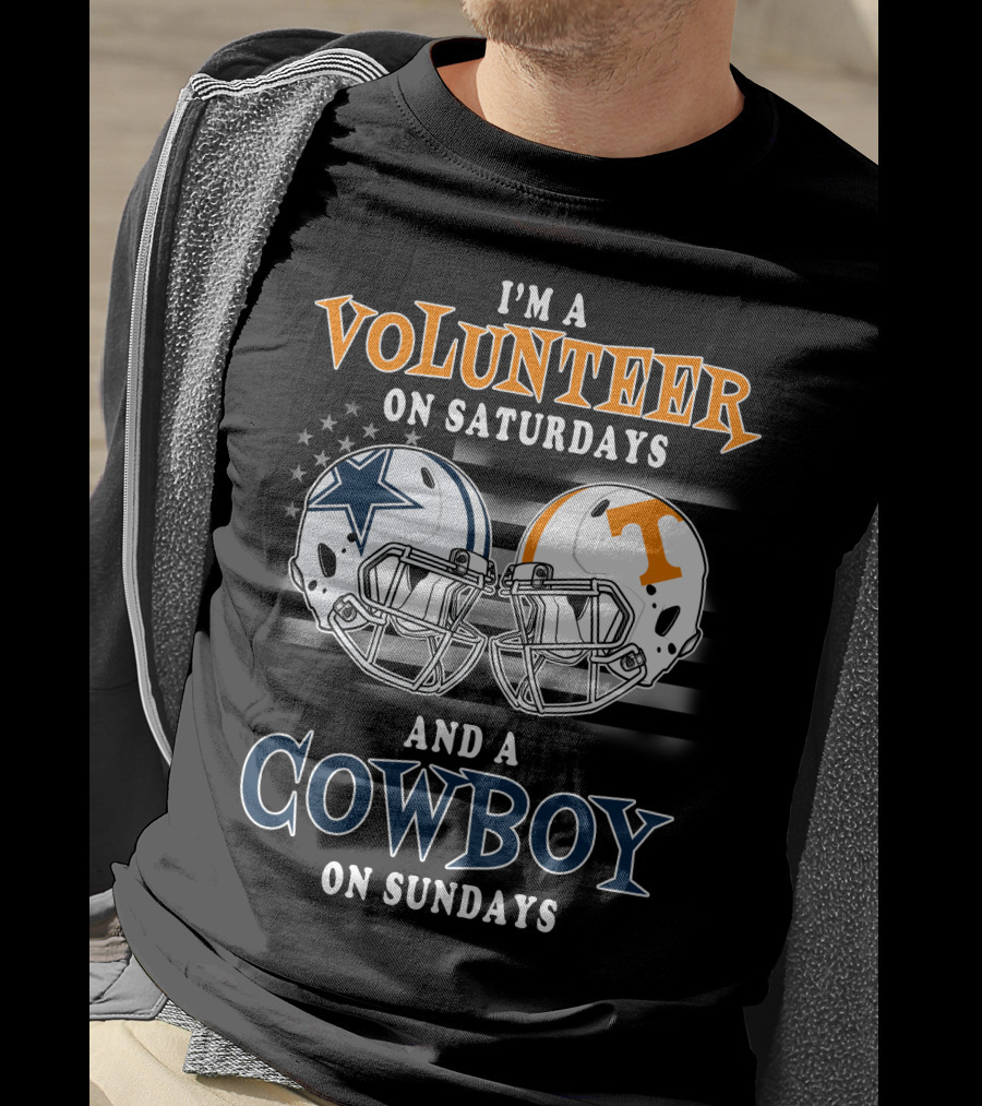 I'm A Volunteer On Saturdays And A Cowboy On Sundays T-Shirt