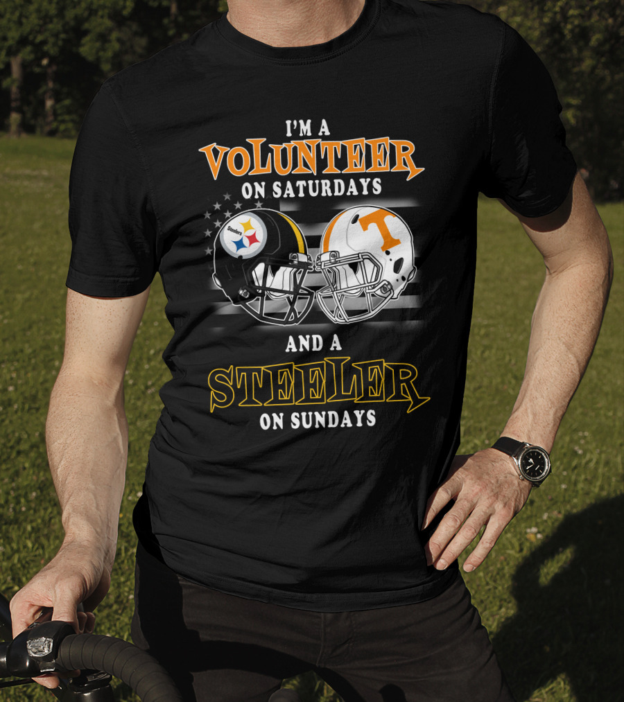 I'm A Volunteer On Saturdays And A Steeler On Sundays T-Shirt
