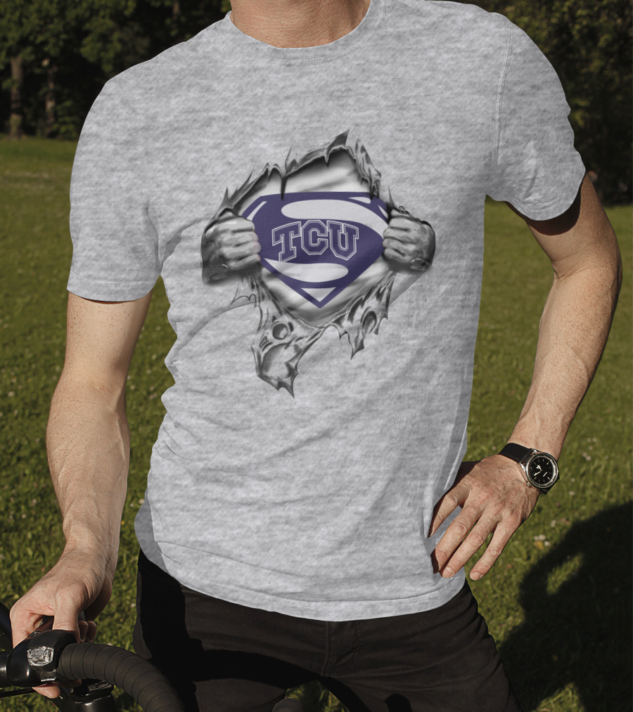 TCU Horned Frogs Superman T-Shirt
