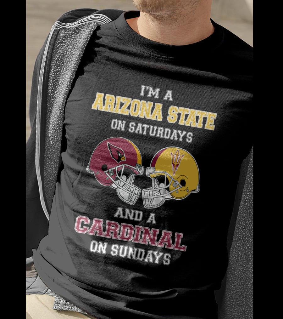 I'm A Arizona State On Saturdays And A Cardinal On Sundays T-Shirt
