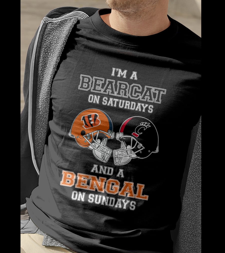 I'm A Bearcat On Saturdays And A Bengal On Sundays T-Shirt