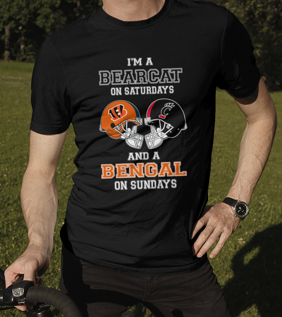 I'm A Bearcat On Saturdays And A Bengal On Sundays T-Shirt