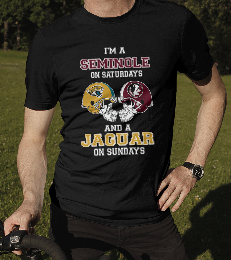I'm A Seminole On Saturdays And A Jaguar On Sundays T-Shirt