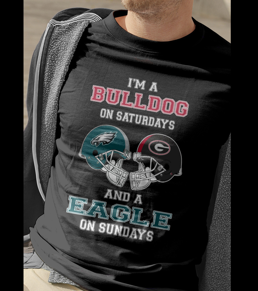 I'm A Bulldog On Saturdays And An Eagle On Sundays T-Shirt