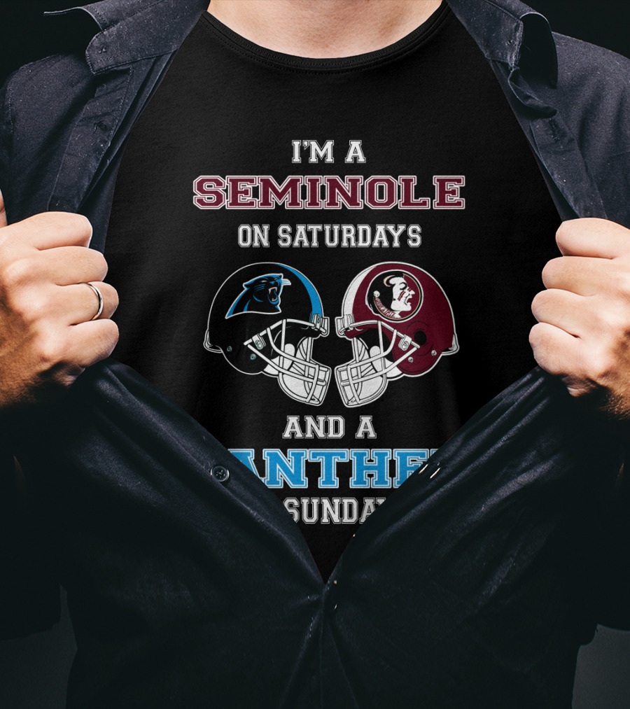 I'm A Seminole On Saturdays And A Panther On Sundays T-Shirt