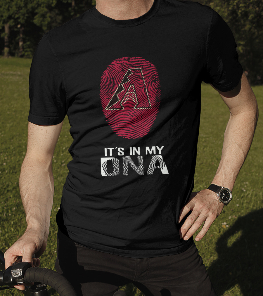 Arizona Diamondbacks It's In My DNA Fingerprint T-Shirt