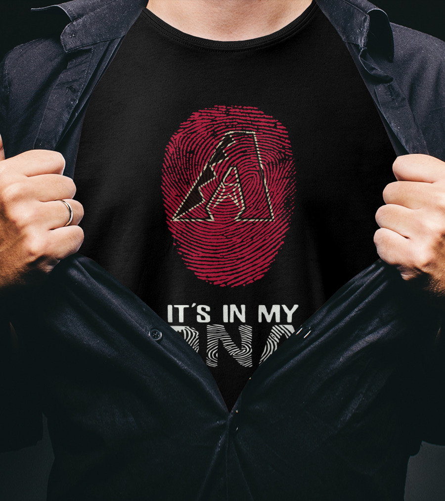 Arizona Diamondbacks It's In My DNA Fingerprint T-Shirt