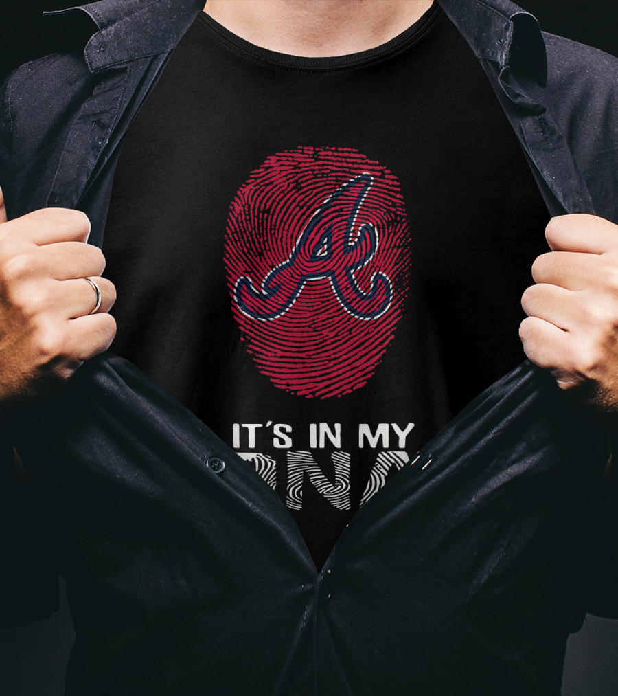 Atlanta Braves It's In My DNA Fingerprint T-Shirt
