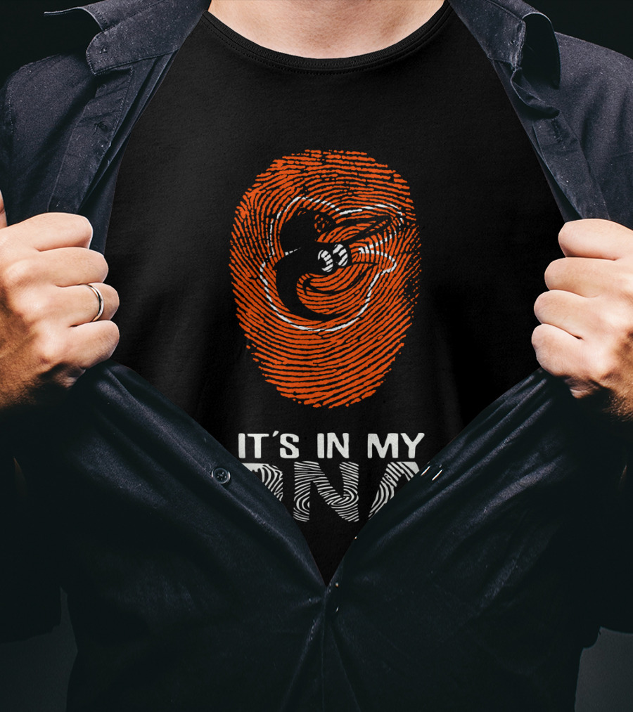 Orioles It's In My DNA Fingerprint T-Shirt