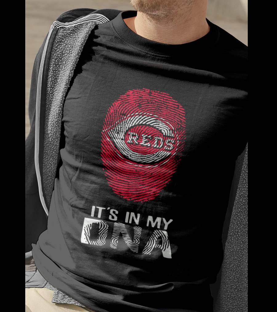 Reds Fingerprint It's In My DNA T-Shirt