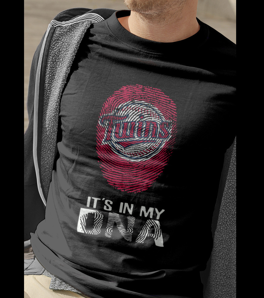 Twins It's In My DNA Fingerprint T-Shirt