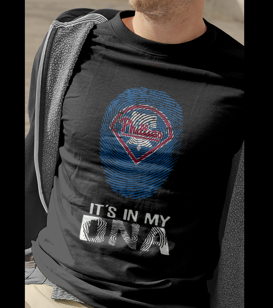 Phillies It's In My DNA Fingerprint Baseball Fan Gear T-Shirt