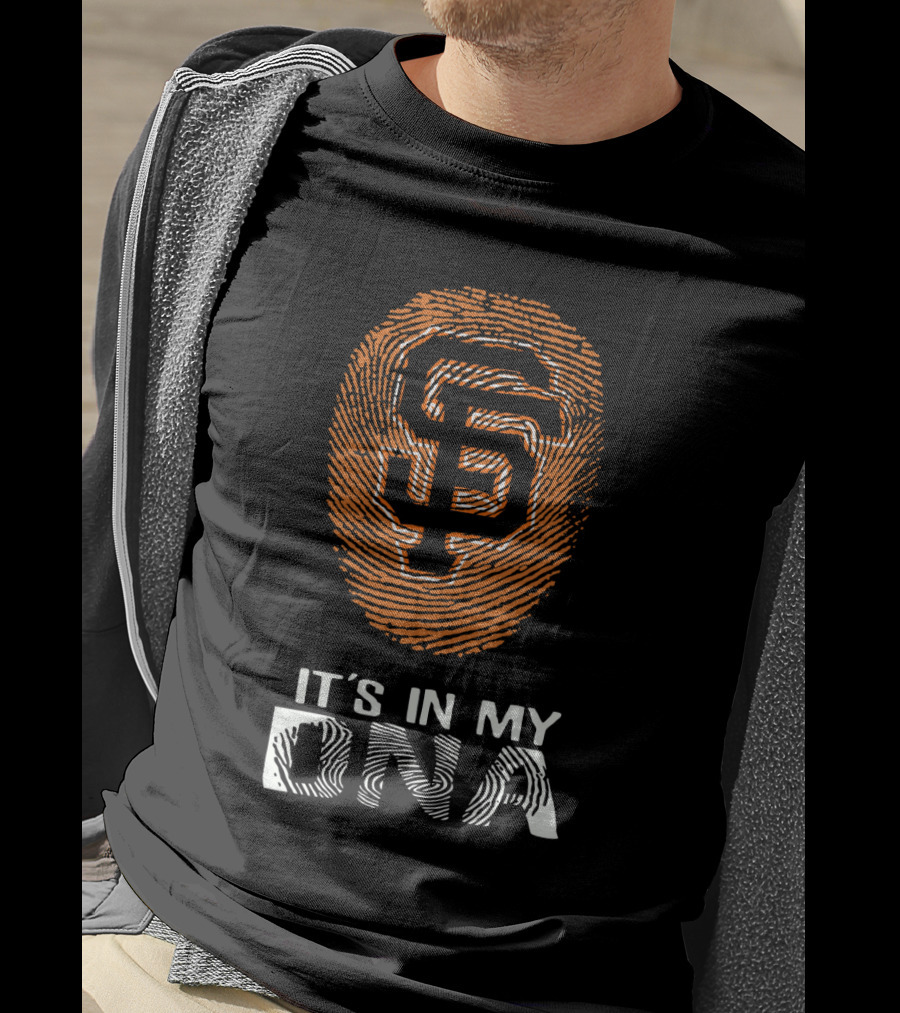 San Francisco Giants It's In My DNA Fingerprint T-Shirt