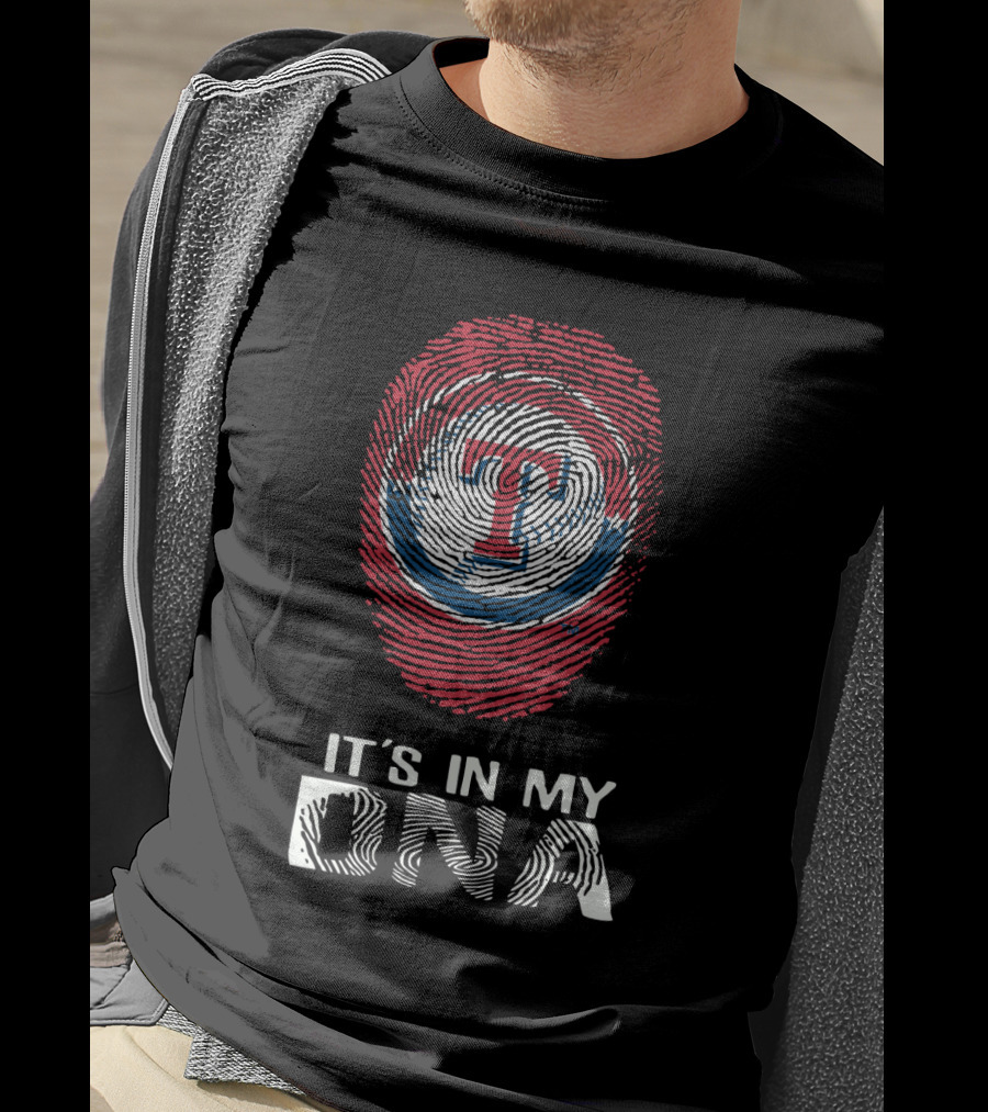 Texas Rangers T Fingerprint It's In My DNA T-Shirt