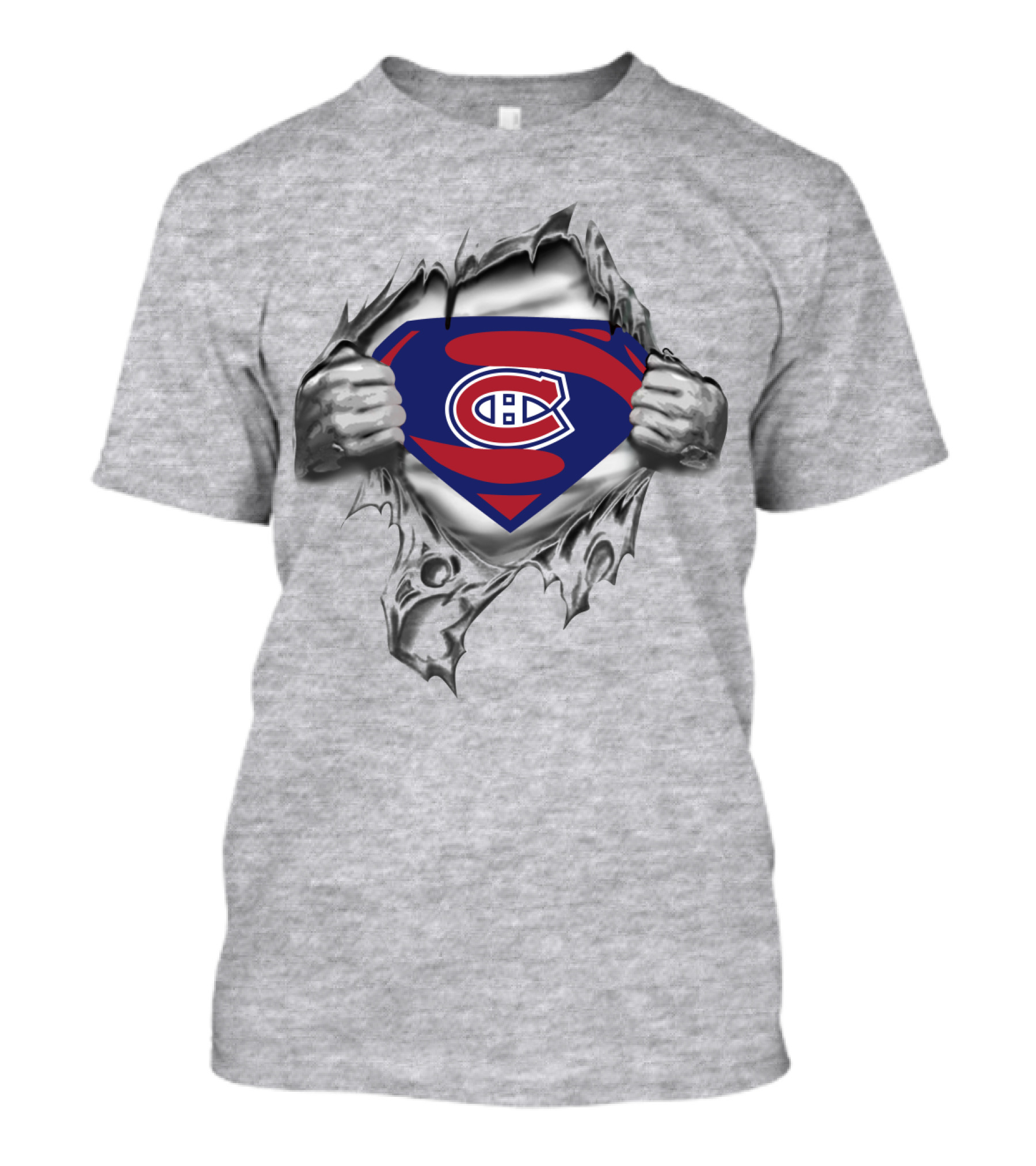 Montréal Canadiens Superman Crest Pullover T-Shirt