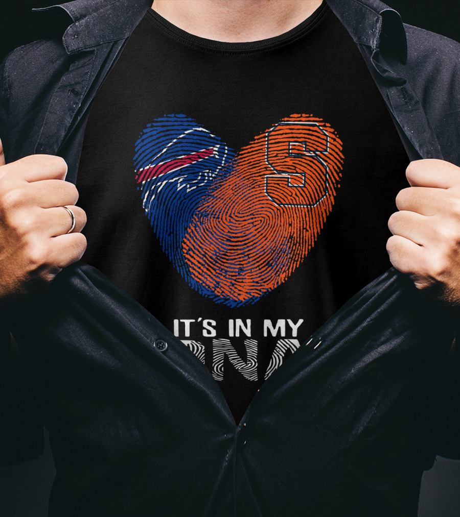 Buffalo Bills Syracuse DNA Fingerprint T-Shirt