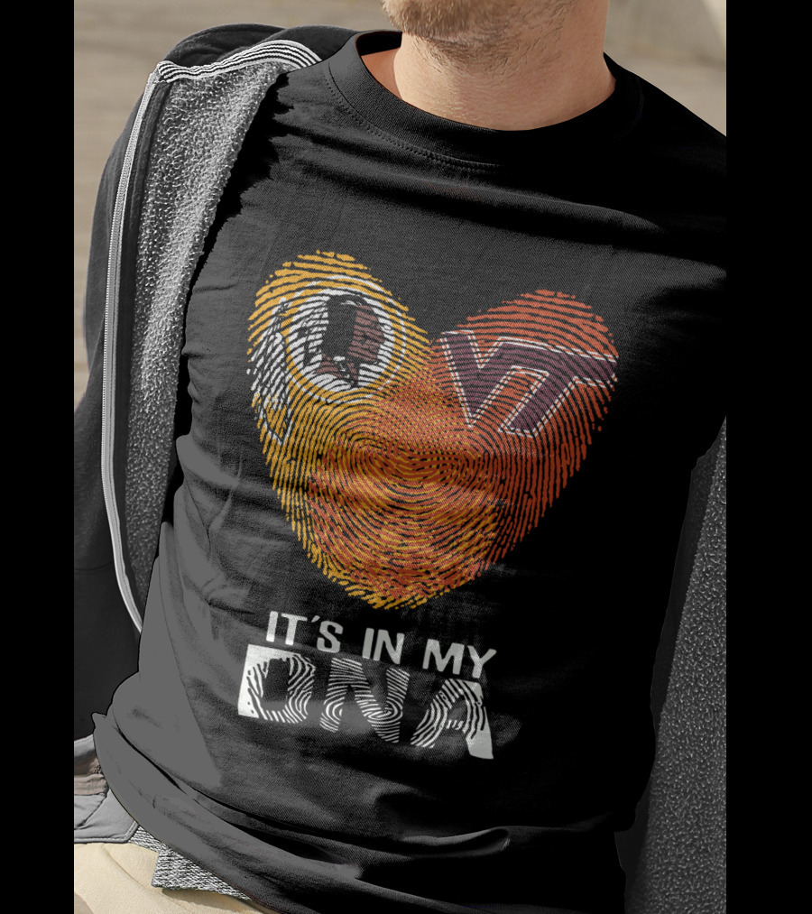 Redskins Vt It's In My Dna T-Shirt