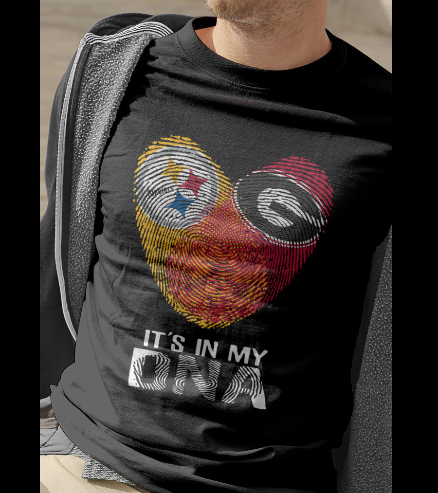 Steelers Georgia Bulldogs It's In My DNA T-Shirt