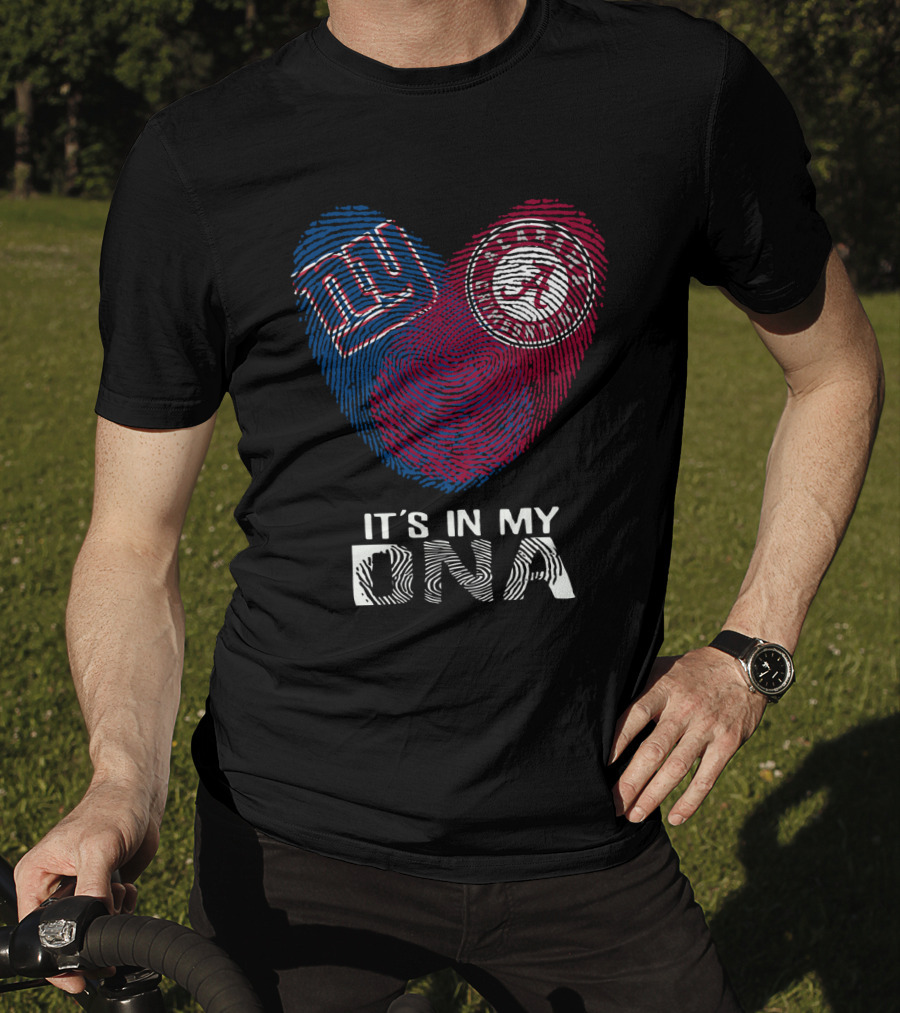Giants Alabama Crimson Tide It's In My DNA T-Shirt