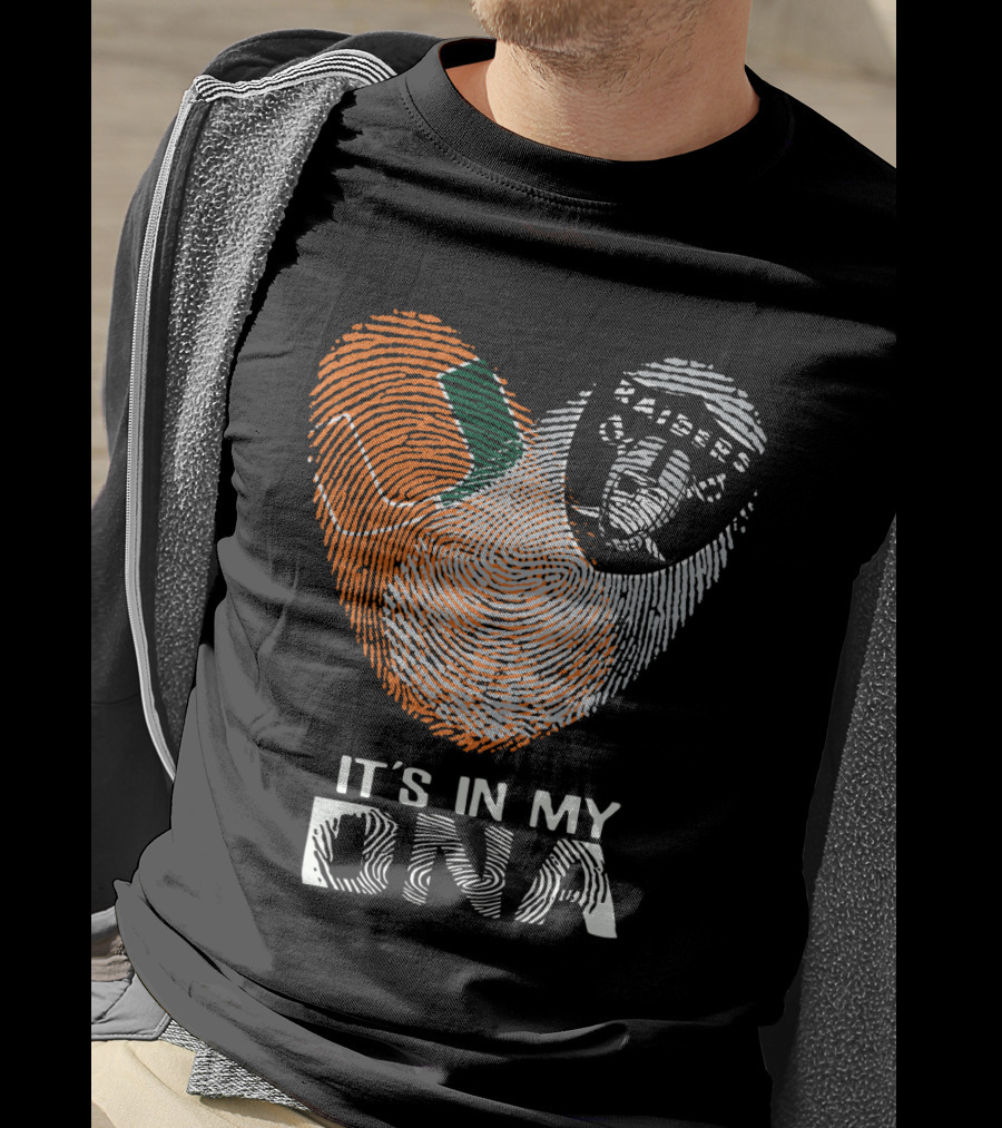 Raiders Miami Hurricanes It's In My DNA T-Shirt